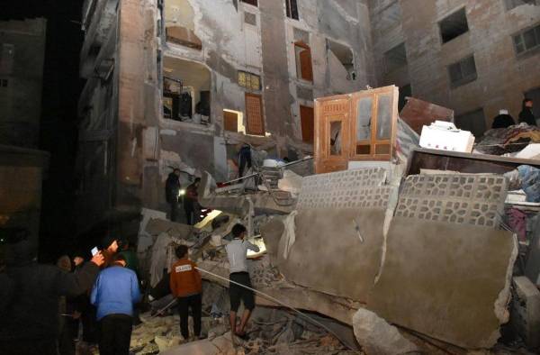 Imágenes del terremoto registrado en la zona fronteriza entre Turquía y Siria