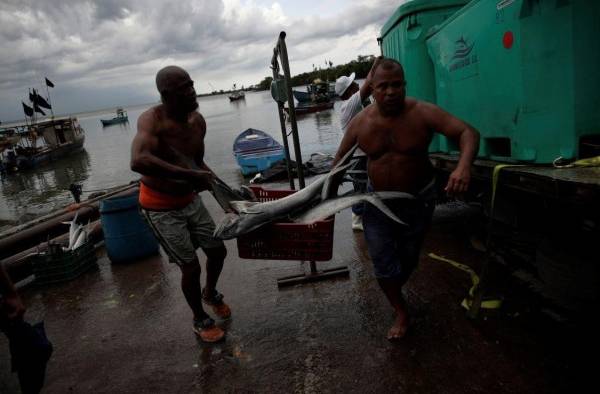 La pesca en el barrio El Chorrillo de Ciudad de Panam&aacute;