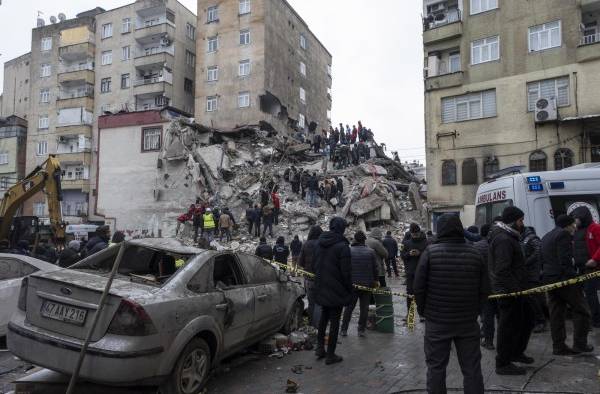 Imágenes del terremoto registrado en la zona fronteriza entre Turquía y Siria
