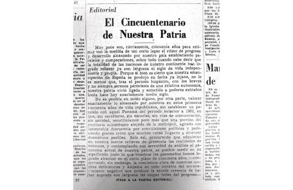 Edición de La Estrella de Panamá del 3 de noviembre de 1953