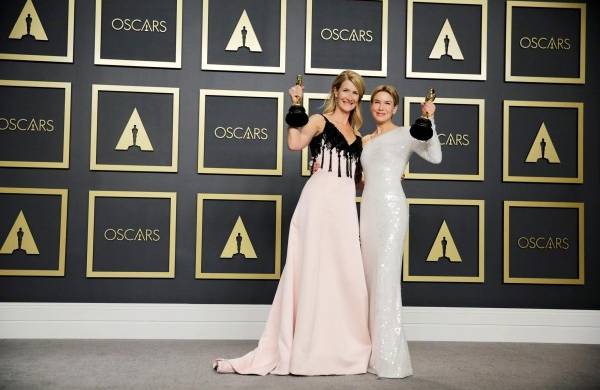Renée Zellweger y Laura Dern obtuvieron premios por 'Judy' e 'Historia de un Matrimonio'.