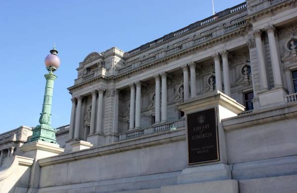 La fachada de la Biblioteca del Congreso de Estados Unidos en Washington, en una fotografía de archivo.