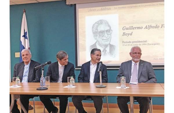 Mario Molina, Juan Antonio Cardona, Aristides Royo y Jorge Arosemena