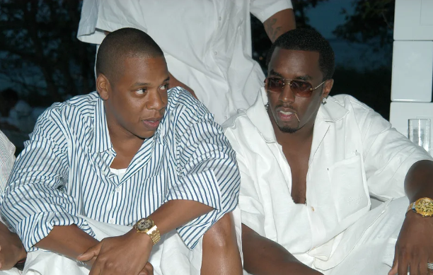 Jay Z y Diddy en el “Absolute White Party” en 2003.