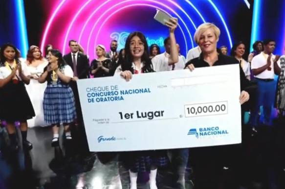 Sofía Araujo, la ganadora del Concurso Nacional de Oratoria de 2025