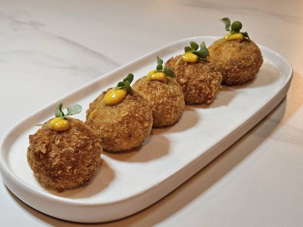 Croquetas de chorizo.