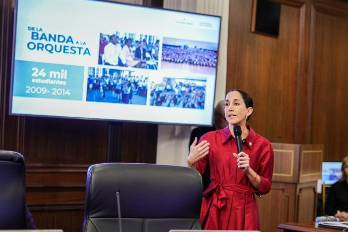 El proyecto fue presentado por la ministra de Cultura, Maruja Herrera.