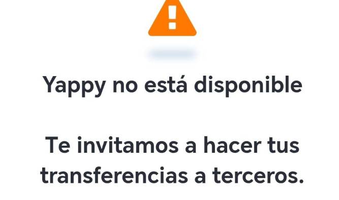 Se reporta la caída del sistema Yappy