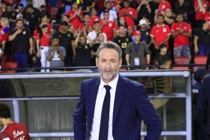 El director técnico de la selección de Panamá, Thomas Christiansen.