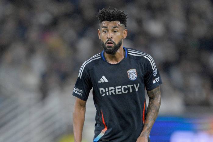 El jugador panameño del San Diego FC, Aníbal Godoy.