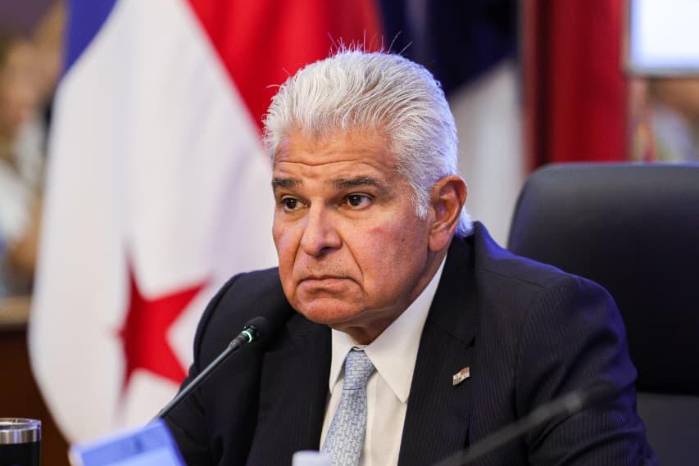 El presidente José Raúl Mulino durante el Consejo de Gabinete.