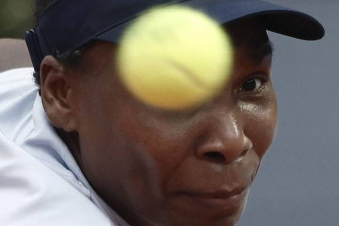 La tenista estadounidense Venus Williams en foto de archivo.