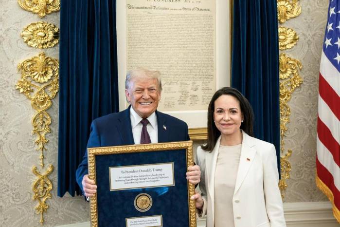 Machado y Trump se reunieron el pasado 15 de enero en la Casa Blanca.