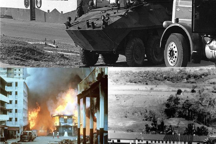 Las barricadas del 20 de diciembre de 1989