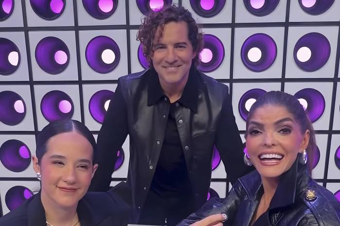 Los jurados de Operación Triunfo: David Bisbal, Ximena Sariñana y Ana Bárbara.