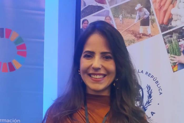 Mariana Falcao Dias, responsable de cooperación Sur-Sur de la Agencia Brasileña de Cooperación (ABC), conversó con La Estrella de Panamá, en el taller de cierre del proyecto piloto ZARC, en la ciudad de Guatemala.