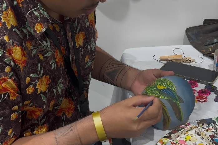 José del Rosario, un joven oriundo de Penonomé que mantiene viva la tradición.