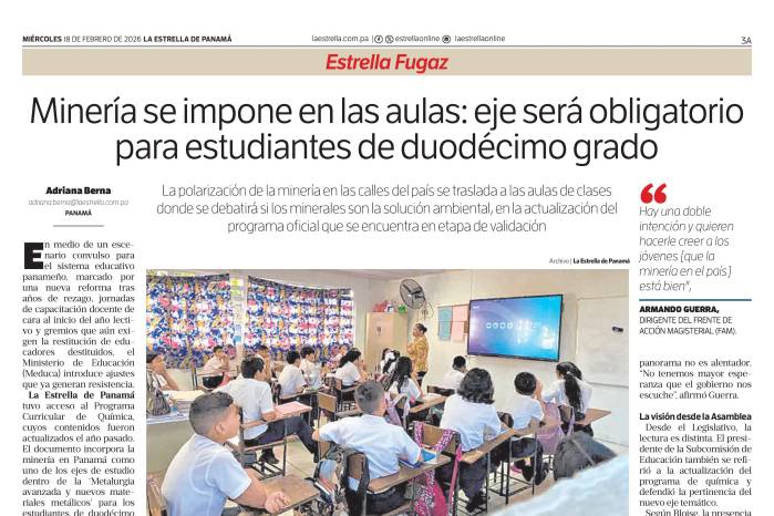 Publicación del día de hoy en versión impresa del diario.