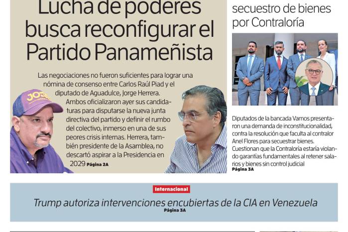 Portada del impreso del 16 de octubre de 2025