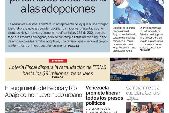 Portada del impreso del 7 de febrero de 2026