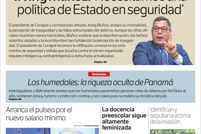 Portada del impreso del 16 de noviembre de 2025