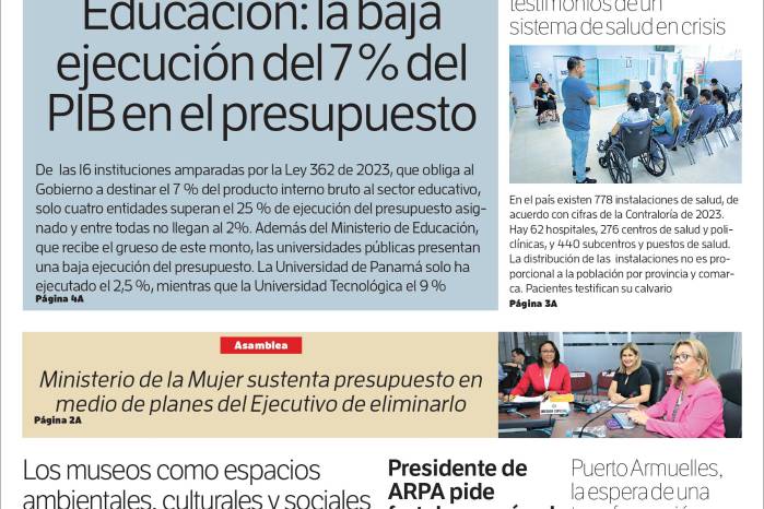 Portada del impreso del 9 de septiembre de 2025