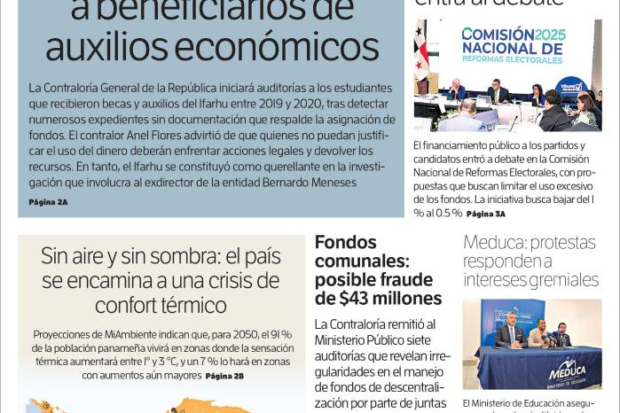 Portada del impreso del 19 de julio de 2025