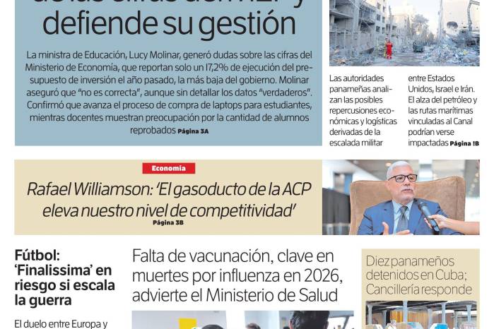 Portada del impreso del 3 de marzo de 2026