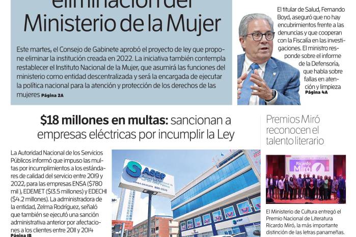 Portada del impreso del 22 de octubre de 2025