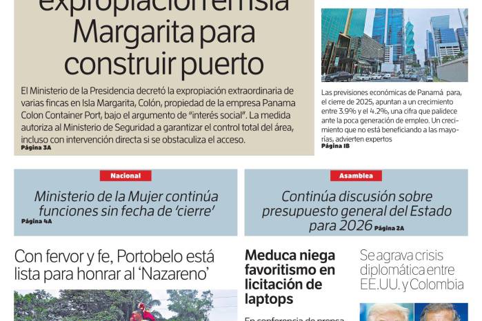 Portada del impreso del 21 de octubre de 2025