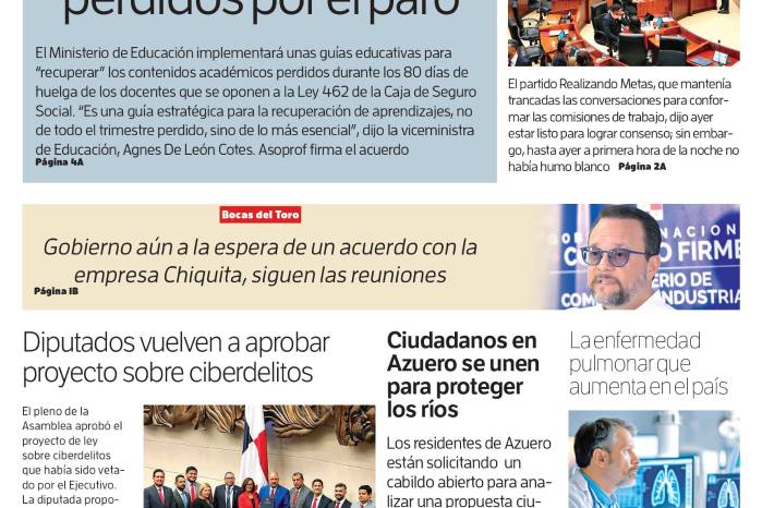 Portada del impreso del 15 de julio de 2025