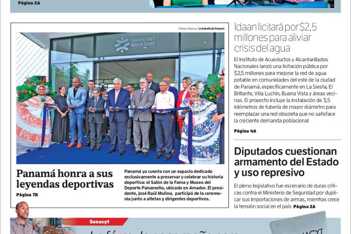Portada del impreso del 18 de julio de 2025