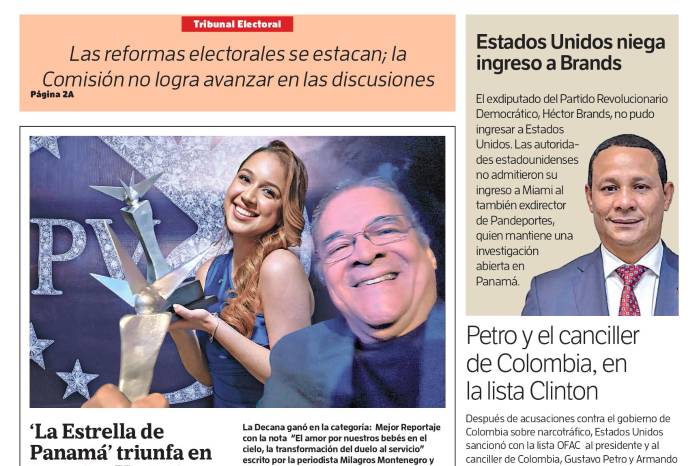 Portada del impreso del 25 de octubre de 2025