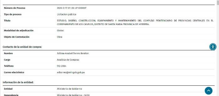 Sin resultados públicos, licitaciones de cárceles por $262 millones