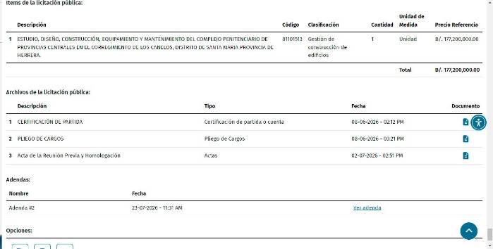 Sin resultados públicos, licitaciones de cárceles por $262 millones
