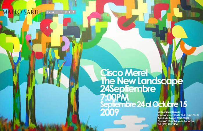 Volante de exposición de Cisco Merel en 2009.