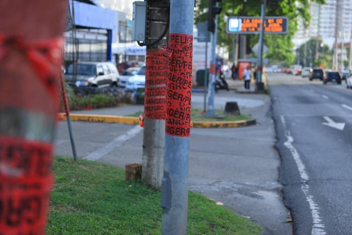 Como parte de los avances en la logística se comenzaron a señalizar todas las zonas que serían eliminadas.