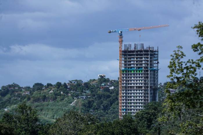 La construcción continuó su tendencia al alza.