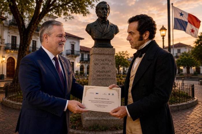 Bolívar volvió a Panamá