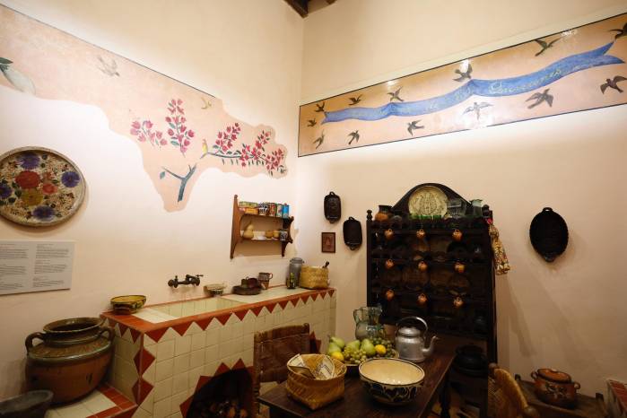 Fotografía de la cocina del 'Museo Casa Kahlo'.