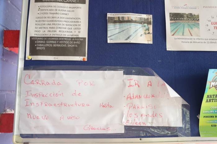 La situación de la piscina de Albrook no es única, otras piscinas también se ven afectadas por la falta de organización de Pandeportes, perjudicando a atletas panameños.
