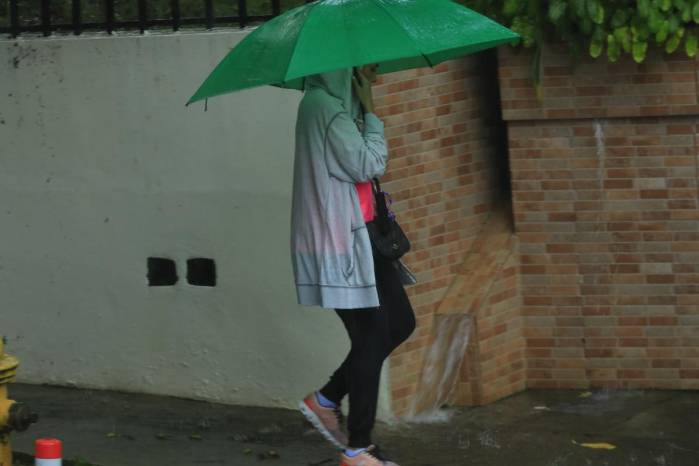 En la ciudad capital se reportó intensas lluvias desde la tarde de este domingo