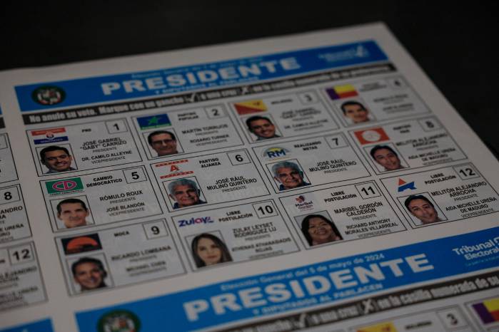 Panamá celebrará elecciones el 5 de mayo.