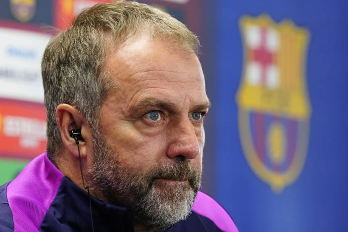 El entrenador del FC Barcelona, Hansi Flick.