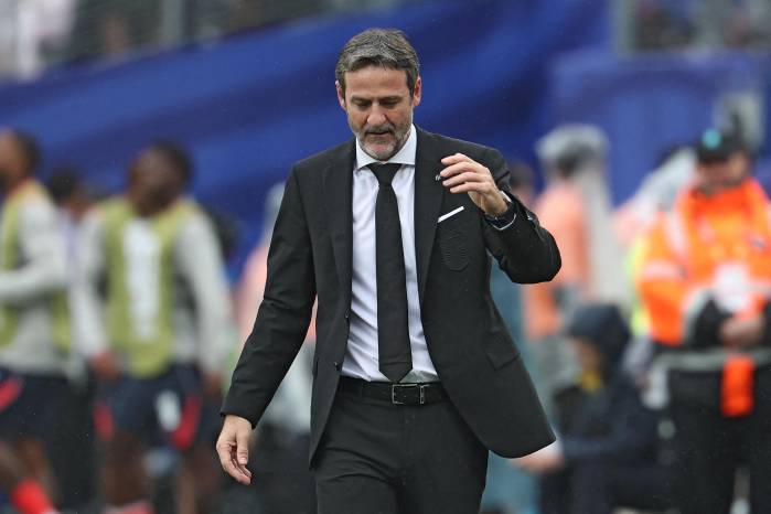 El entrenador Thomas Christiansen.