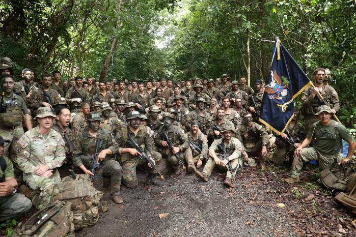 128 militares estadounidenses participaron de esta jornada de aprendizaje este sábado 1 de agosto.