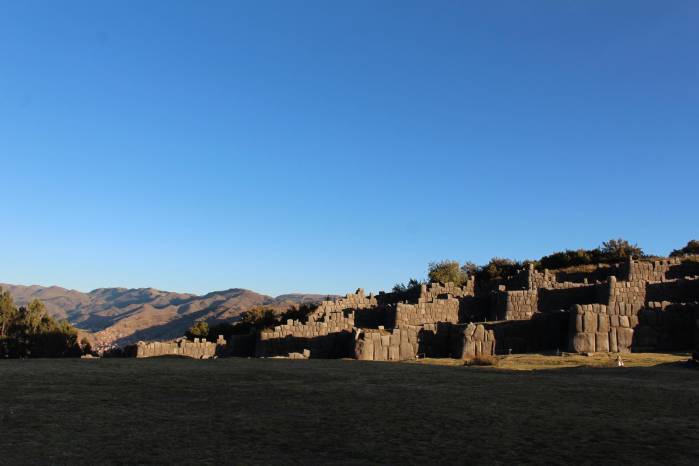 Fotografía del 2 de junio de 2023 del templo Sacsayhuamán en la ciudad de Cuzco (Perú).