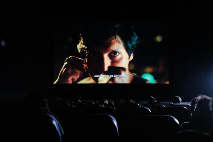 Proyección de la película panameña ‘Chichero’, dirigida por Arturo Montenegro y Aaron Bromley.