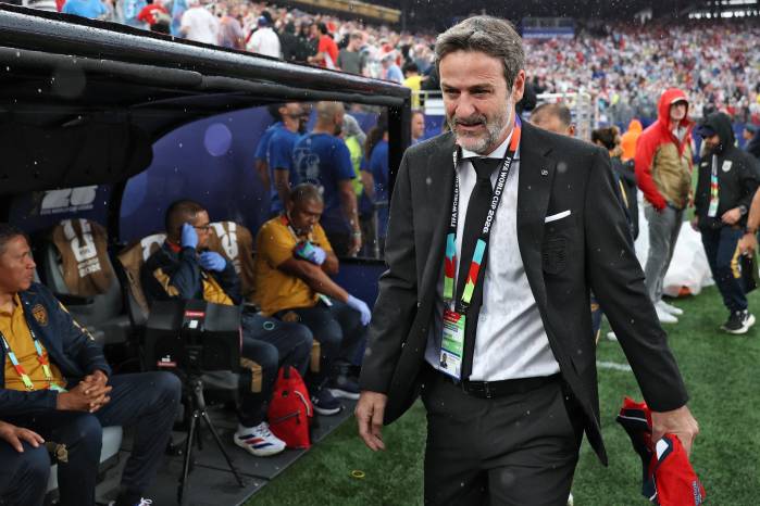 El director técnico, Thomas Christiansen.