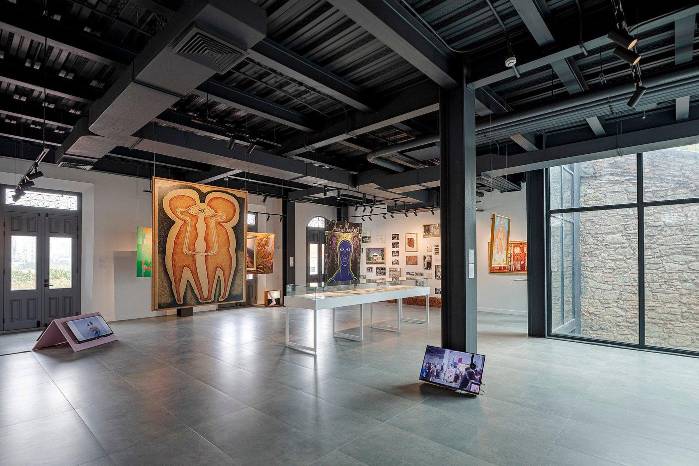 La pintura ‘La Saloma’, en la sede del MAC del Casco Viejo.